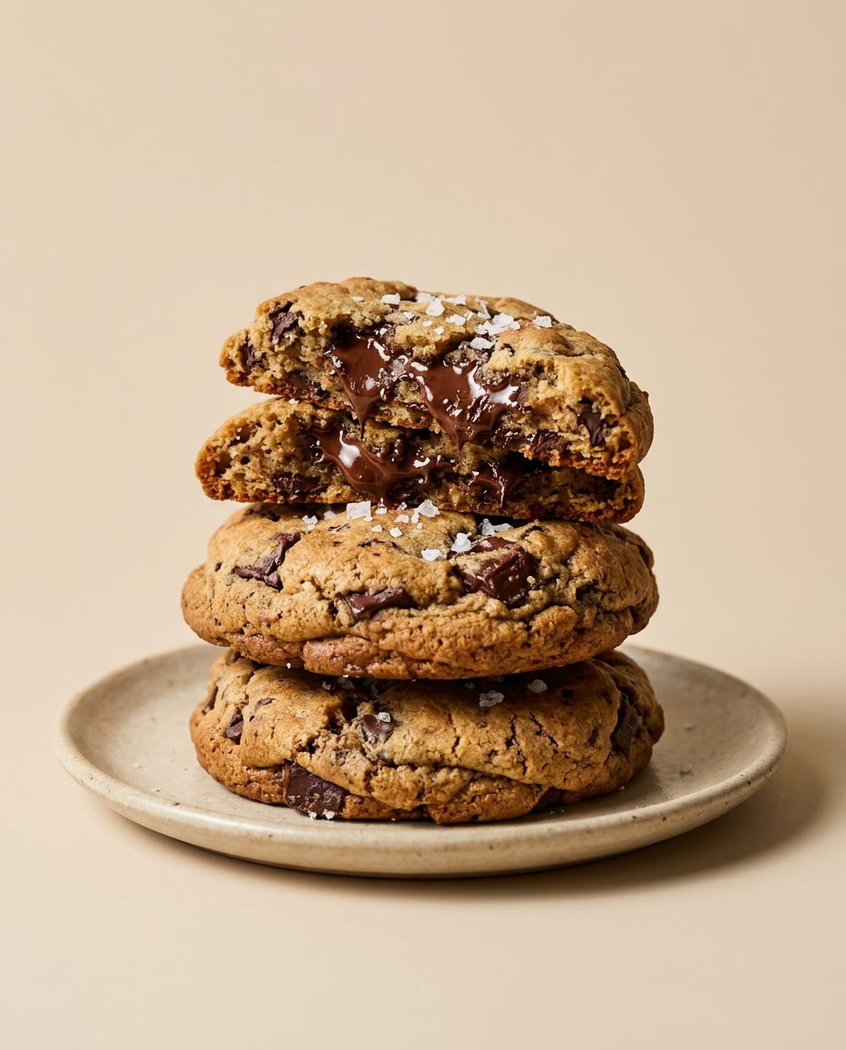 Galleta de chocolate y sal